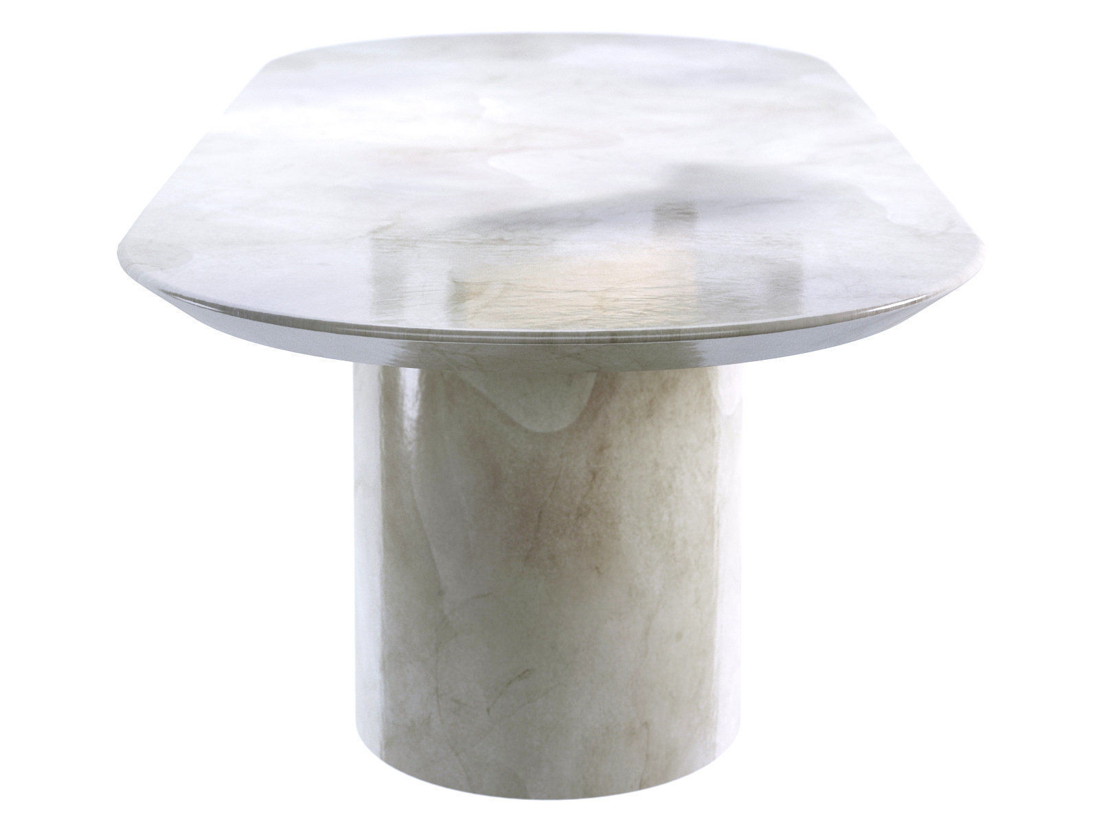 Knife Edge Dining Table 3D model_1