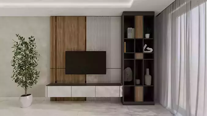 TV Stand 3D model