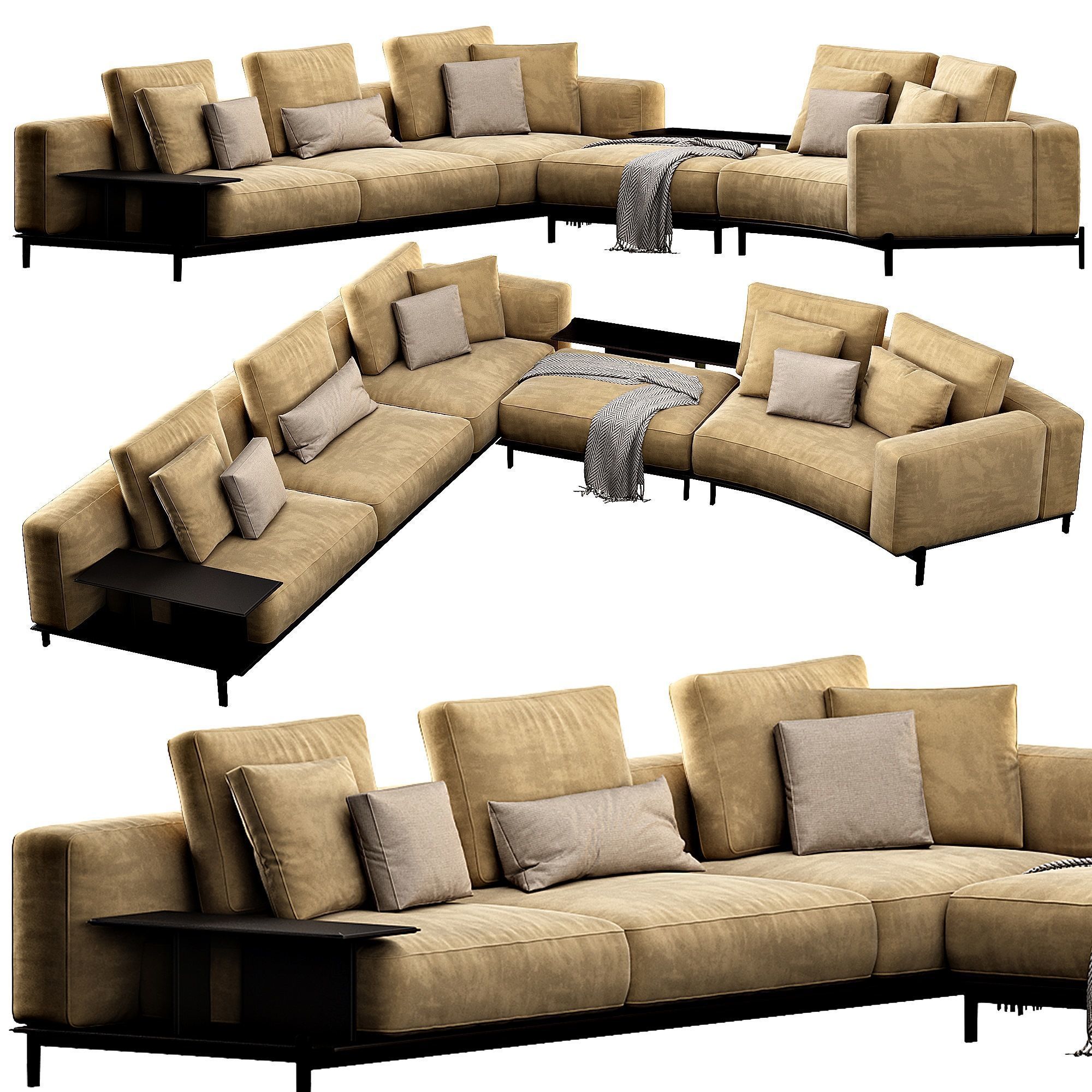 Brera Sofaset 3D model_1