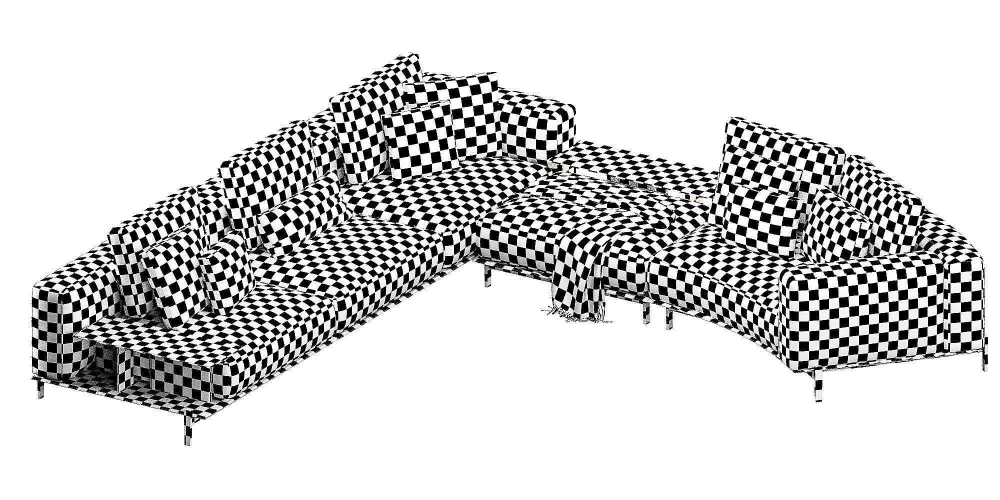 Brera Sofaset 3D model_15