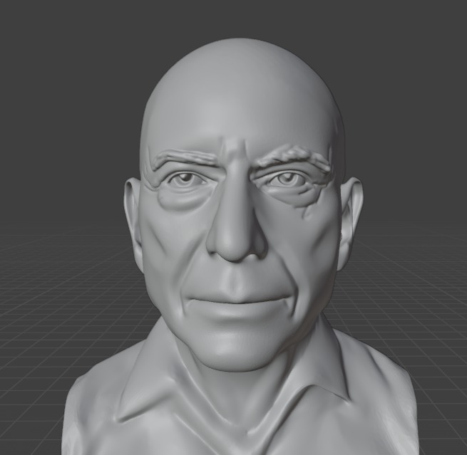 Alan Arkin 3D print model_1