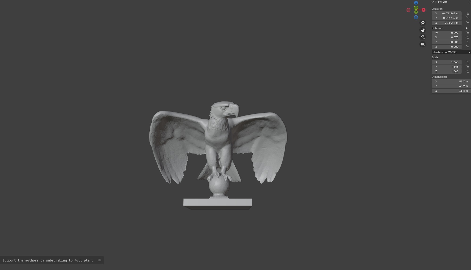 Germania - Reich Adler Eagle - 02 3D model_1