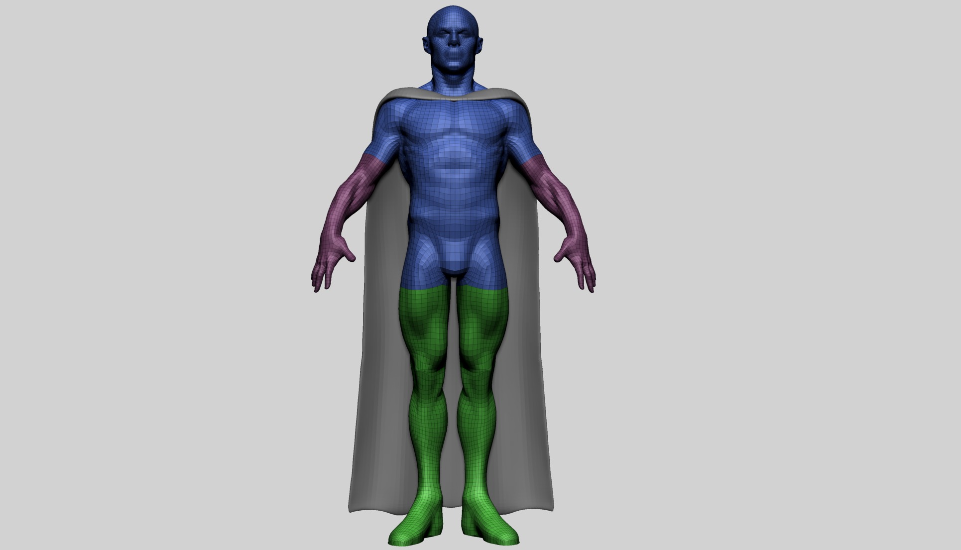 Superhero Base D 3D model_13