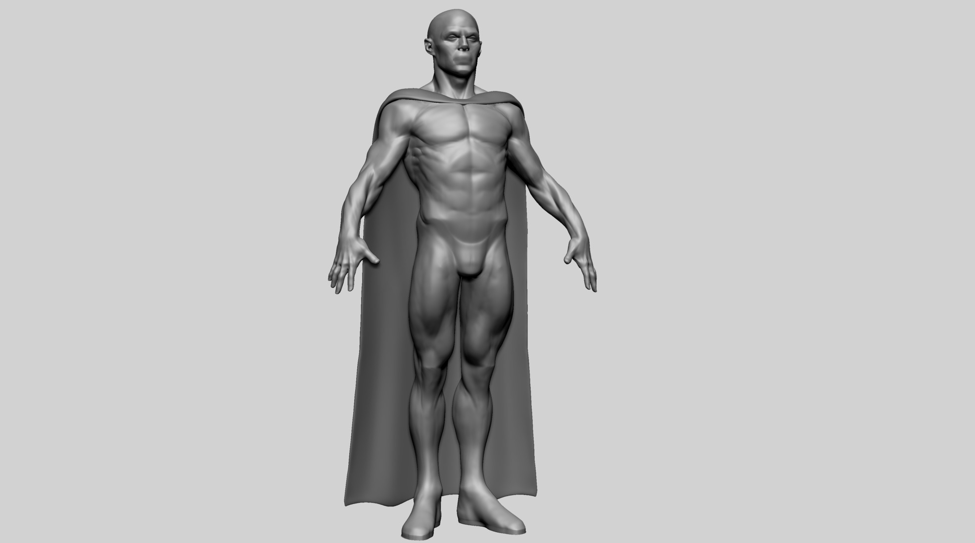 Superhero Base D 3D model_1