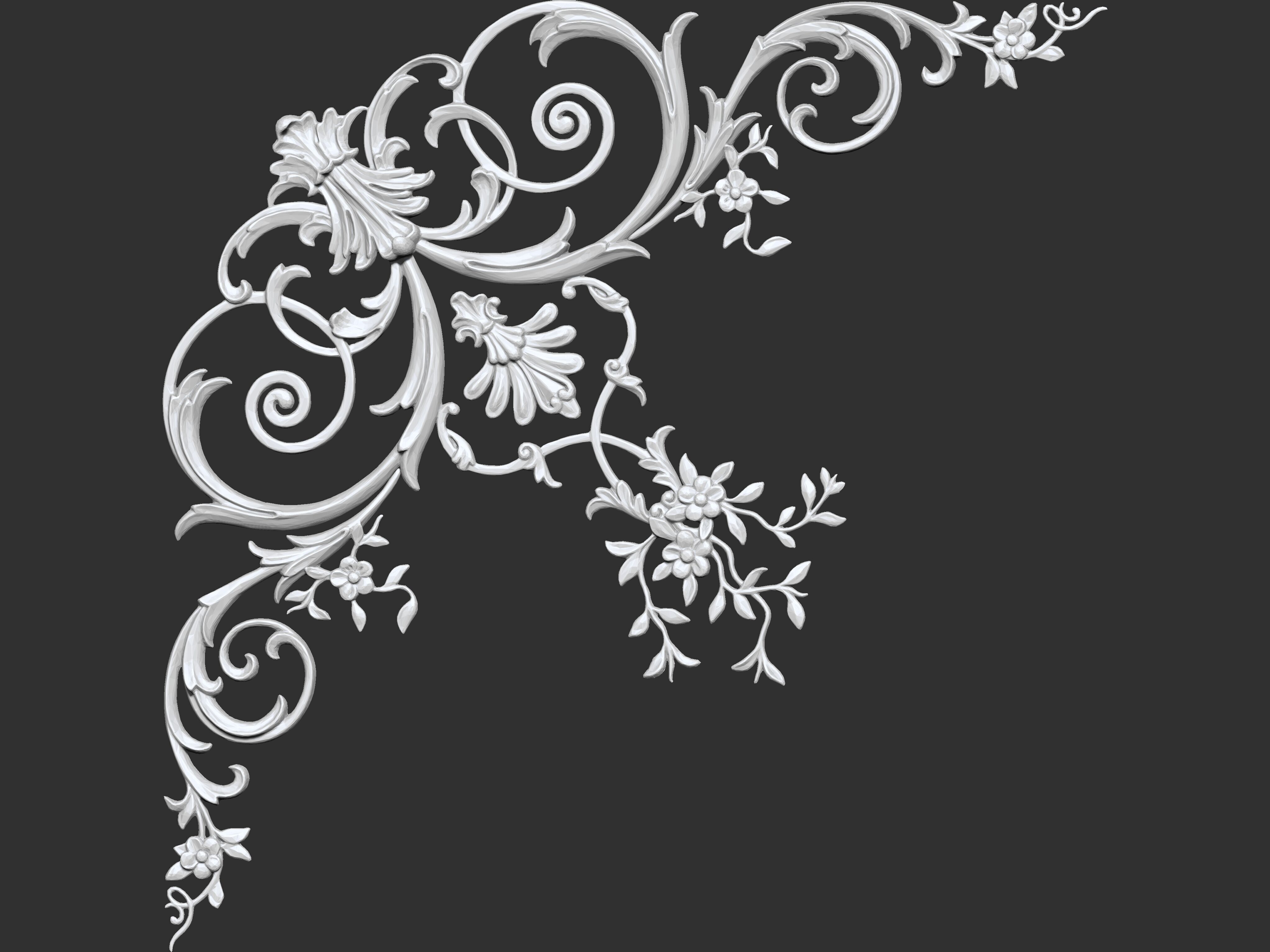 Ornaments classical decoration VOL 2-30 DESIGN 3D model_8