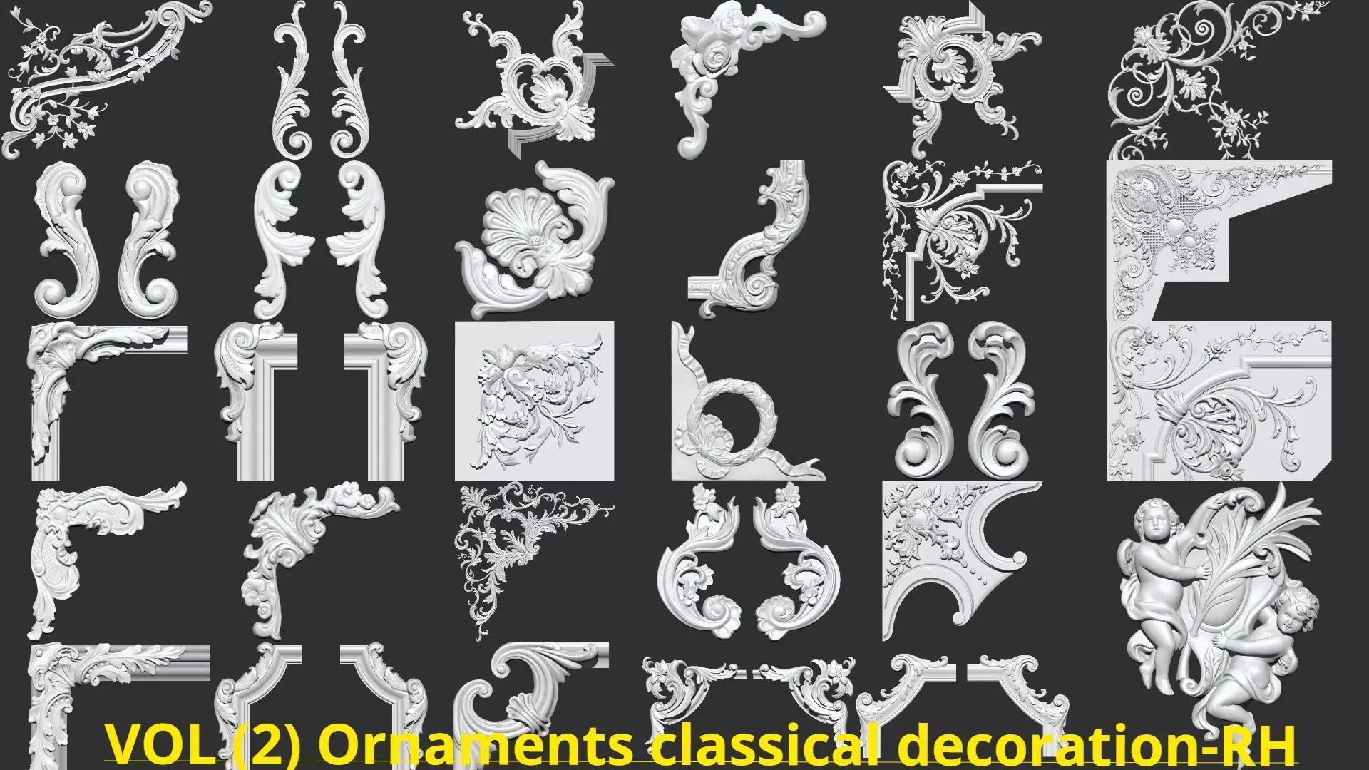 Ornaments classical decoration VOL 2-30 DESIGN 3D model_0
