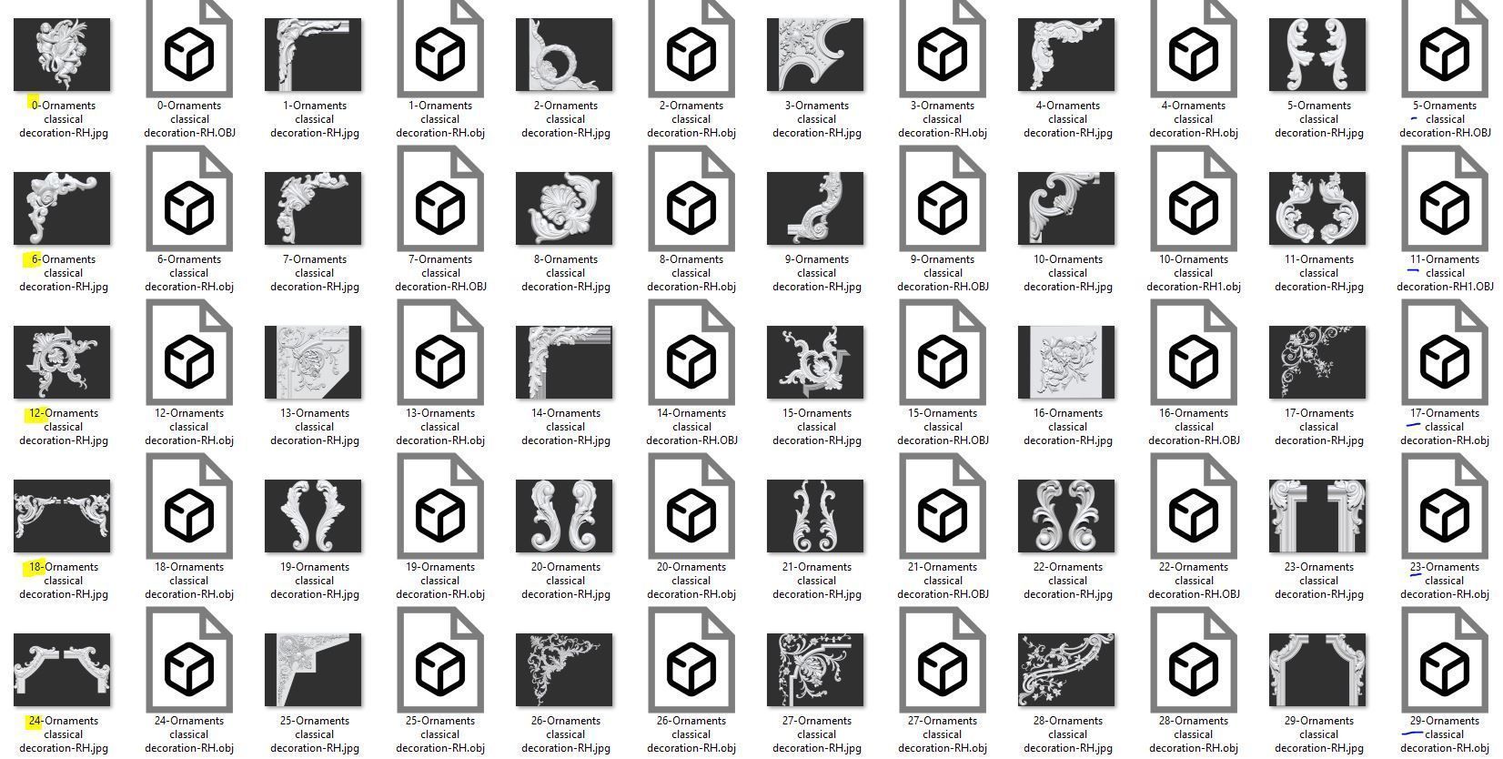 Ornaments classical decoration VOL 2-30 DESIGN 3D model_1