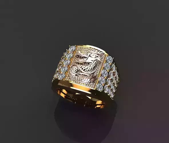 Dragon Diamond Ring New Design
