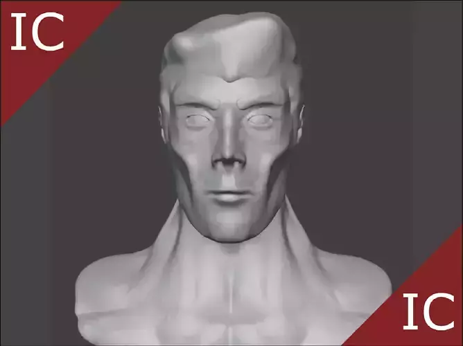 Human Head Cartoon Man