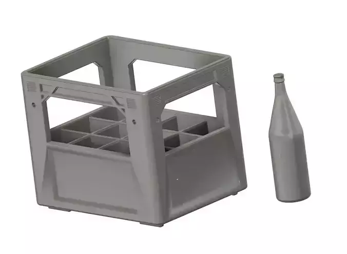 1-43 scale box of 12 water bottles Diorama