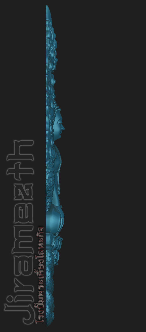 Buddha Statue Of Naga Prok 3D print model_3