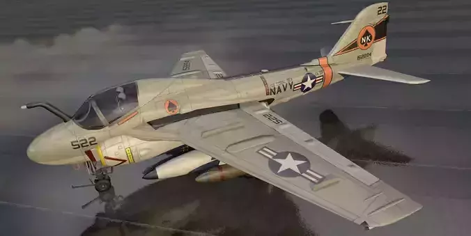 Grumman A-6E Intruder 3D model