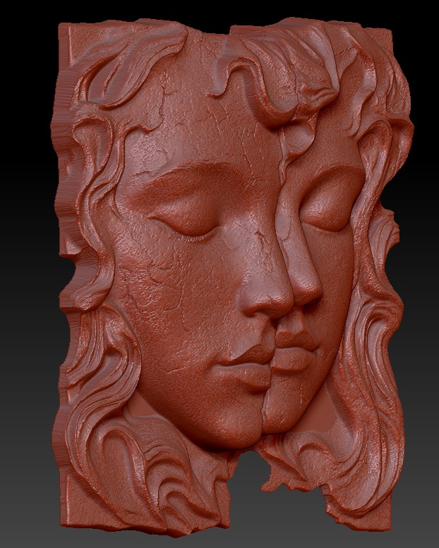 Zodiac symbols 3D model bass relief  free 3D print model_21