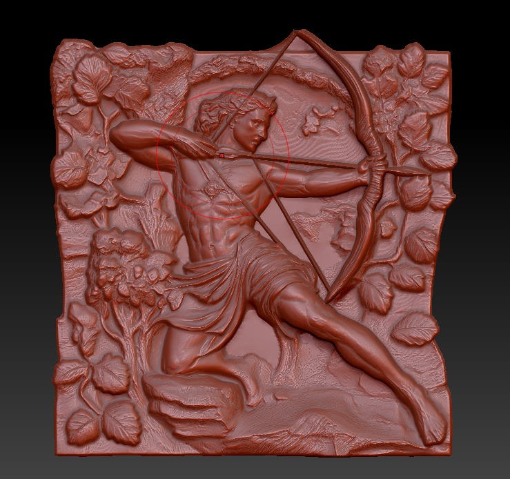 Zodiac symbols 3D model bass relief  free 3D print model_30