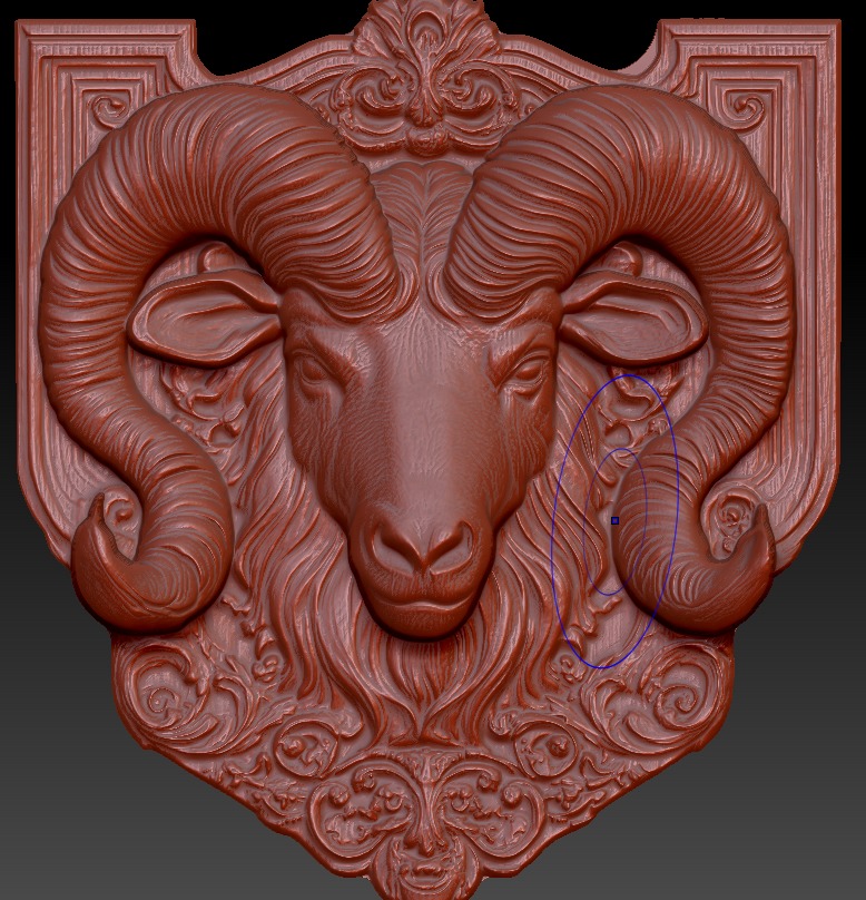 Zodiac symbols 3D model bass relief  free 3D print model_15