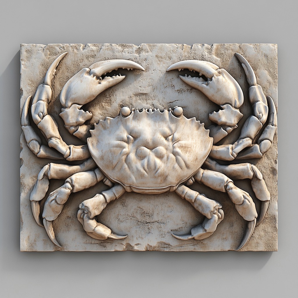 Zodiac symbols 3D model bass relief  free 3D print model_3