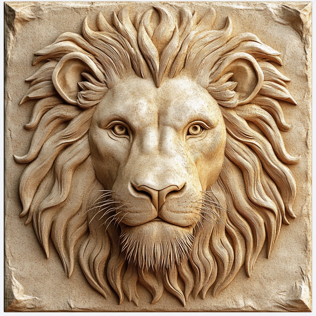 Zodiac symbols 3D model bass relief  free 3D print model_8