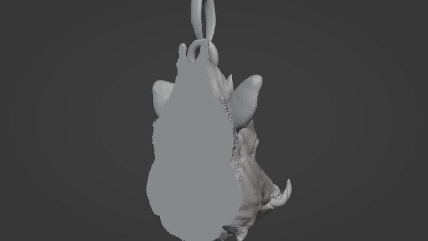 Pendant Pig 3D print model 3D print model_75
