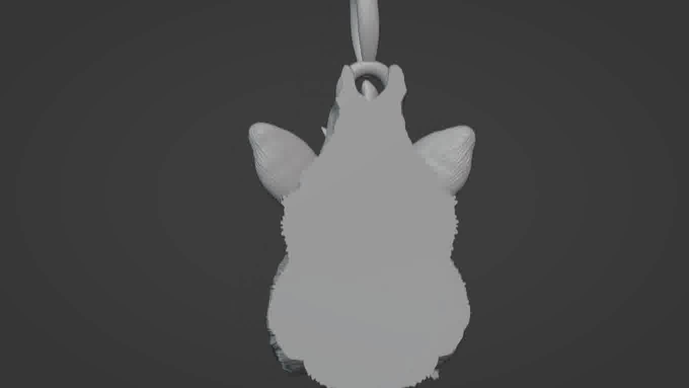 Pendant Pig 3D print model 3D print model_23