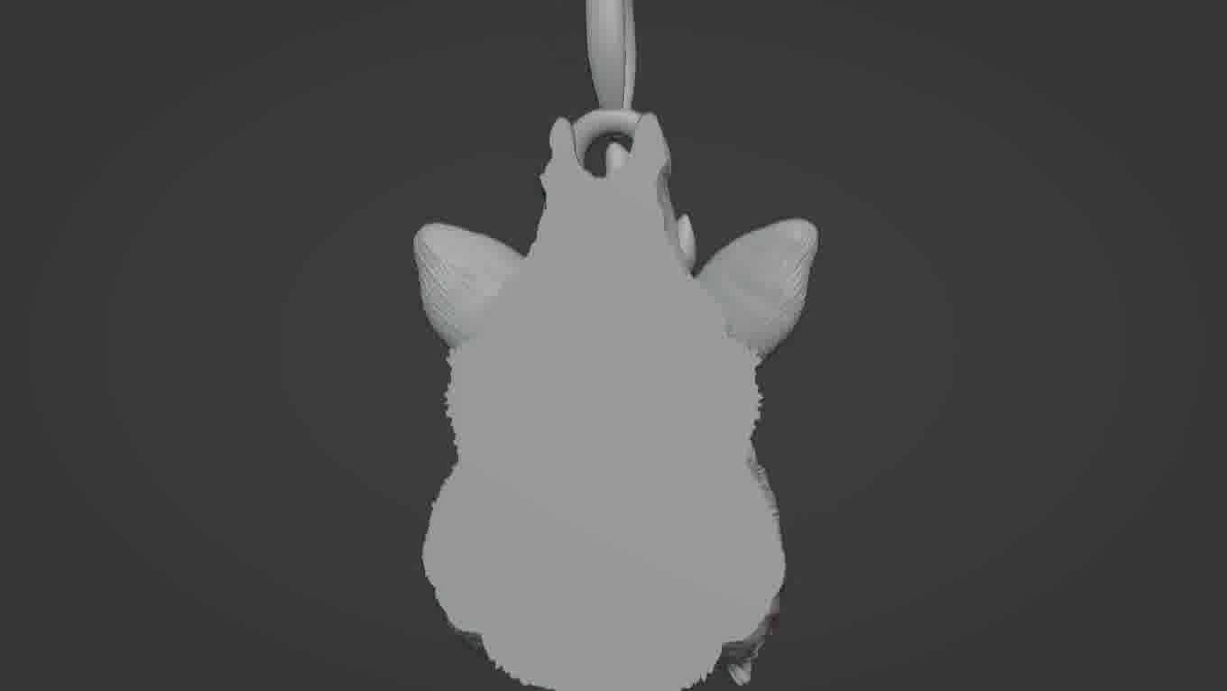 Pendant Pig 3D print model 3D print model_76