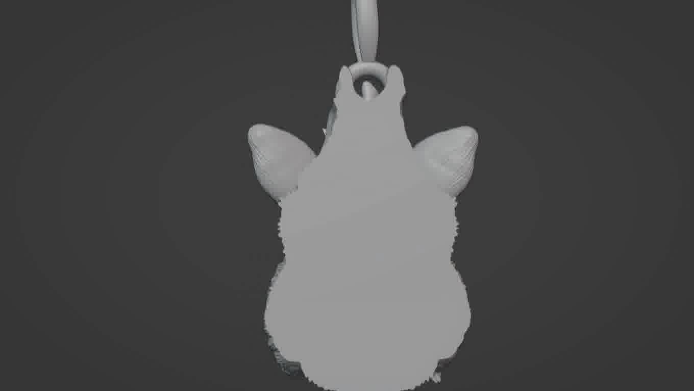 Pendant Pig 3D print model 3D print model_63