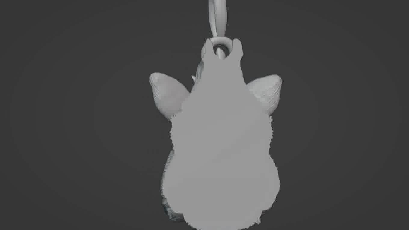 Pendant Pig 3D print model 3D print model_68