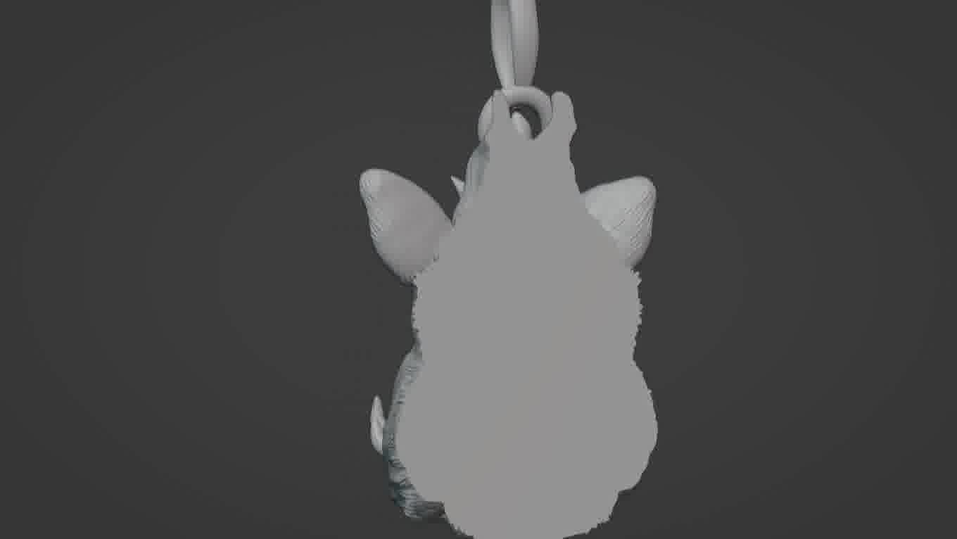 Pendant Pig 3D print model 3D print model_64