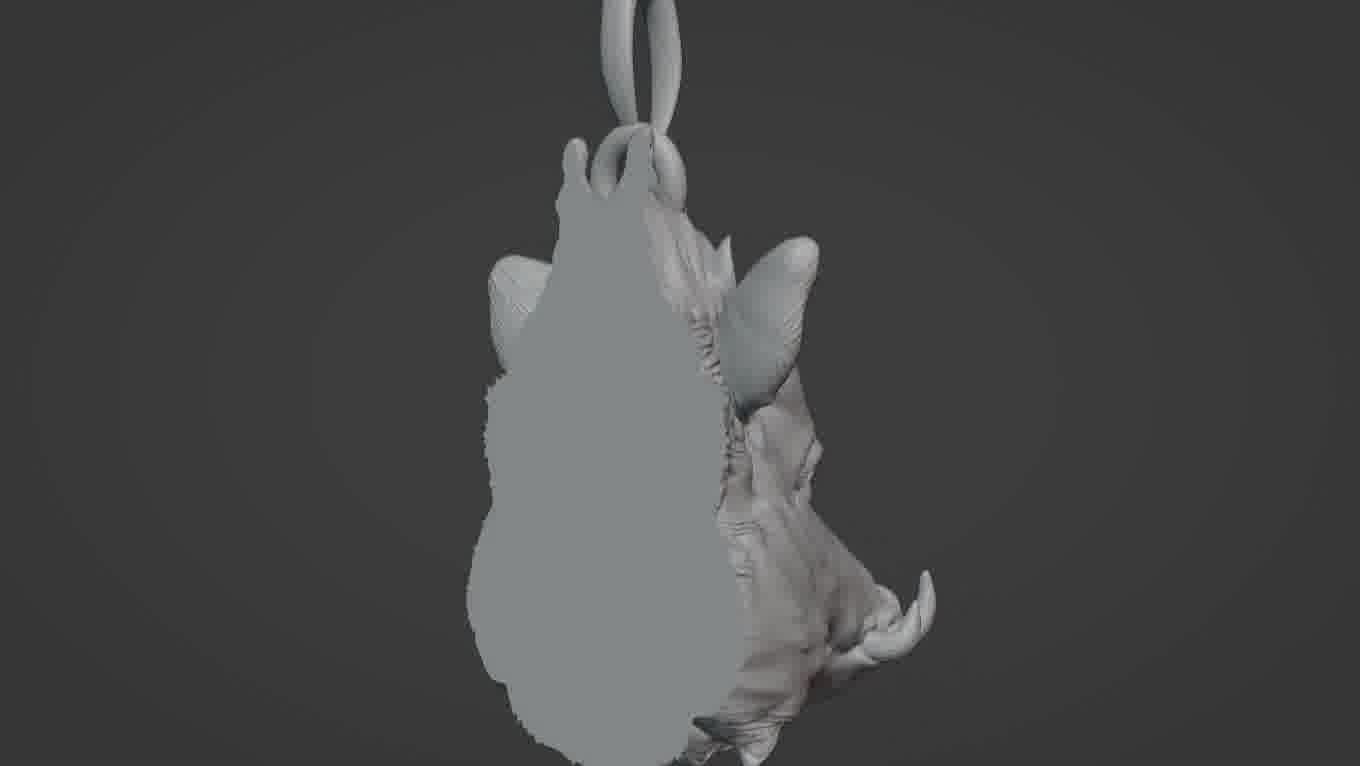 Pendant Pig 3D print model 3D print model_21