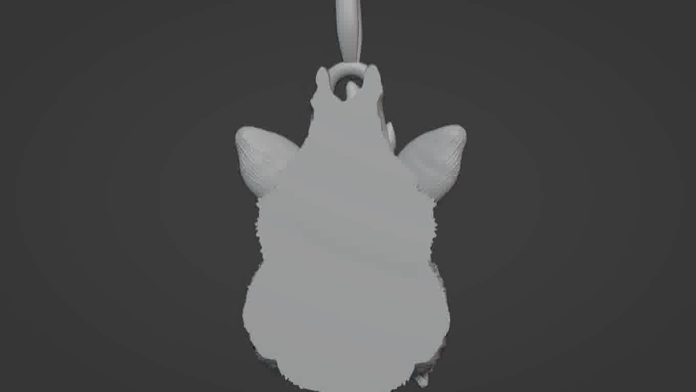 Pendant Pig 3D print model 3D print model_18