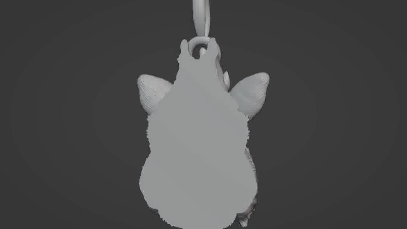 Pendant Pig 3D print model 3D print model_20