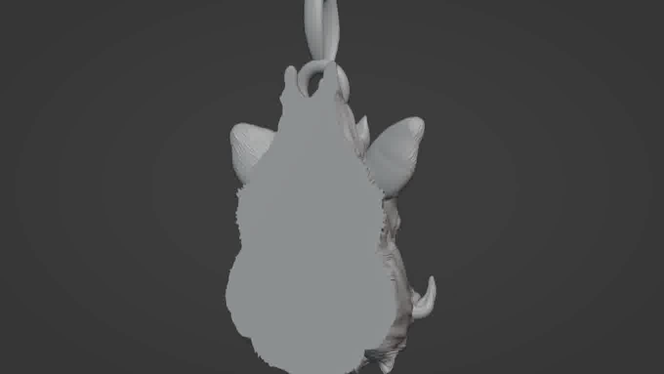 Pendant Pig 3D print model 3D print model_97