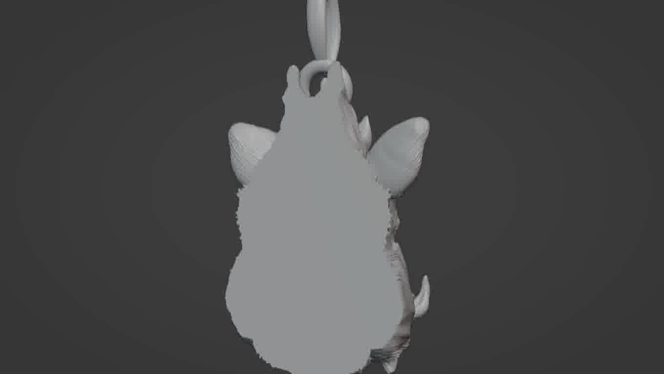 Pendant Pig 3D print model 3D print model_17