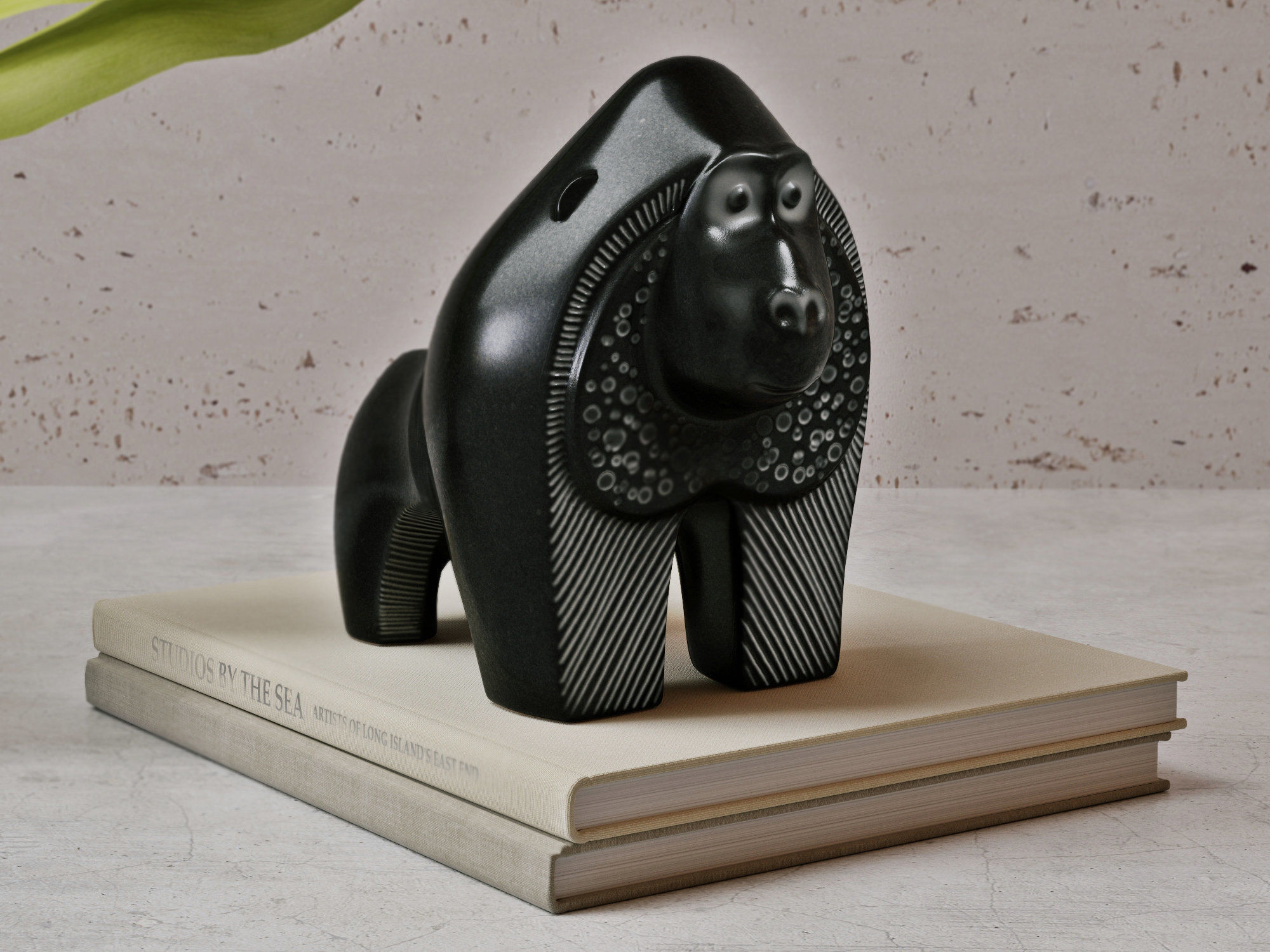 JONATHAN ADLER Ceramic Gorilla 3D model_2