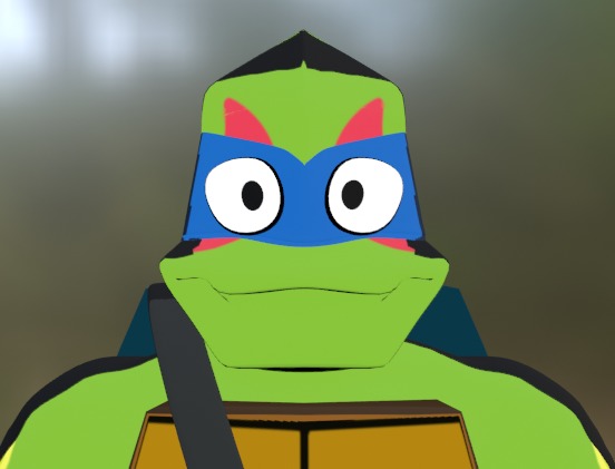 Leonardo Hamato Ninja Turtle ROTTMNT 3D model_19