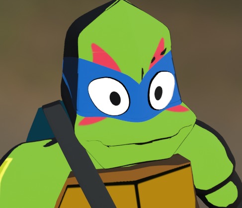 Leonardo Hamato Ninja Turtle ROTTMNT 3D model_18