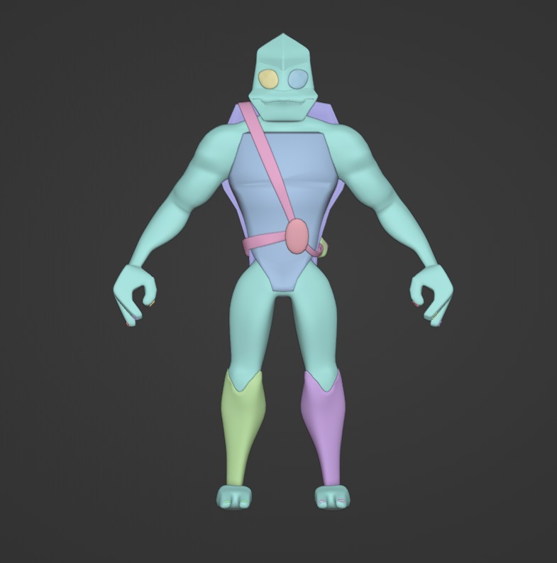 Leonardo Hamato Ninja Turtle ROTTMNT 3D model_13