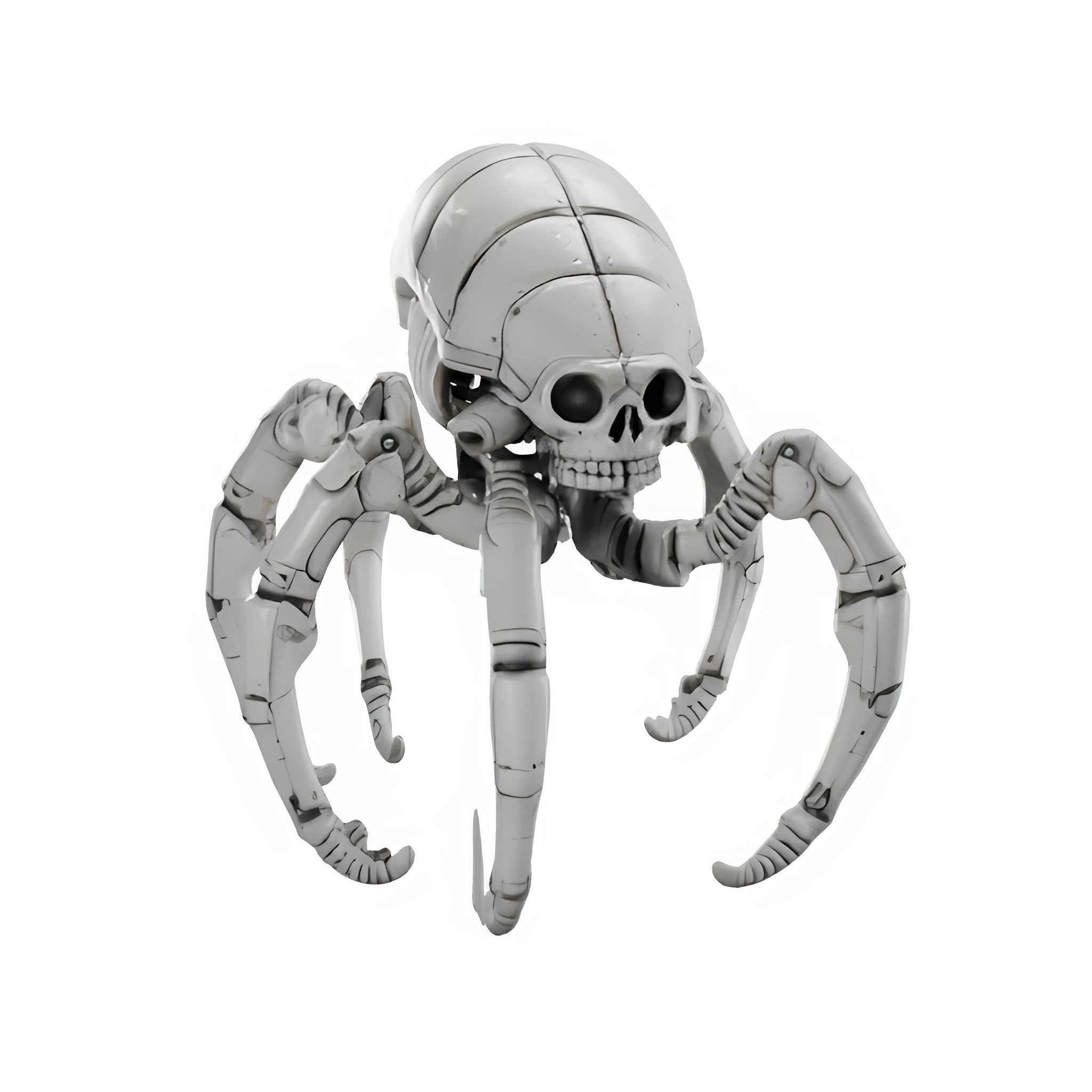 Skull Spider Automaton 3D print model_1