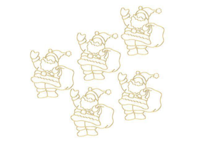 Santa Claus pendant 3D print model_1