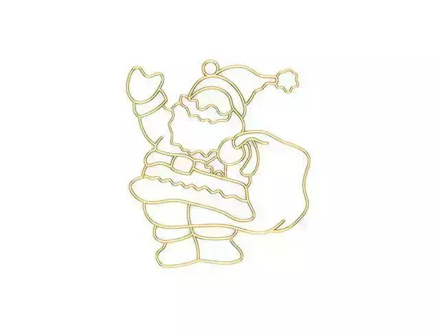 Santa Claus pendant 3D print model