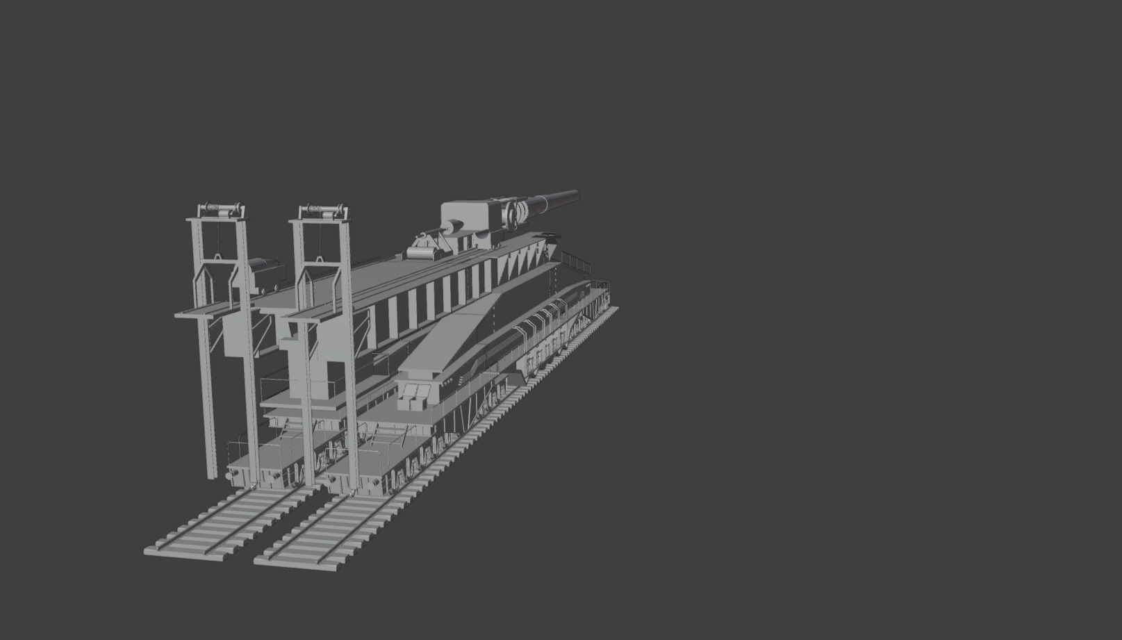 Cannon Dora ideal for print 3D model_3