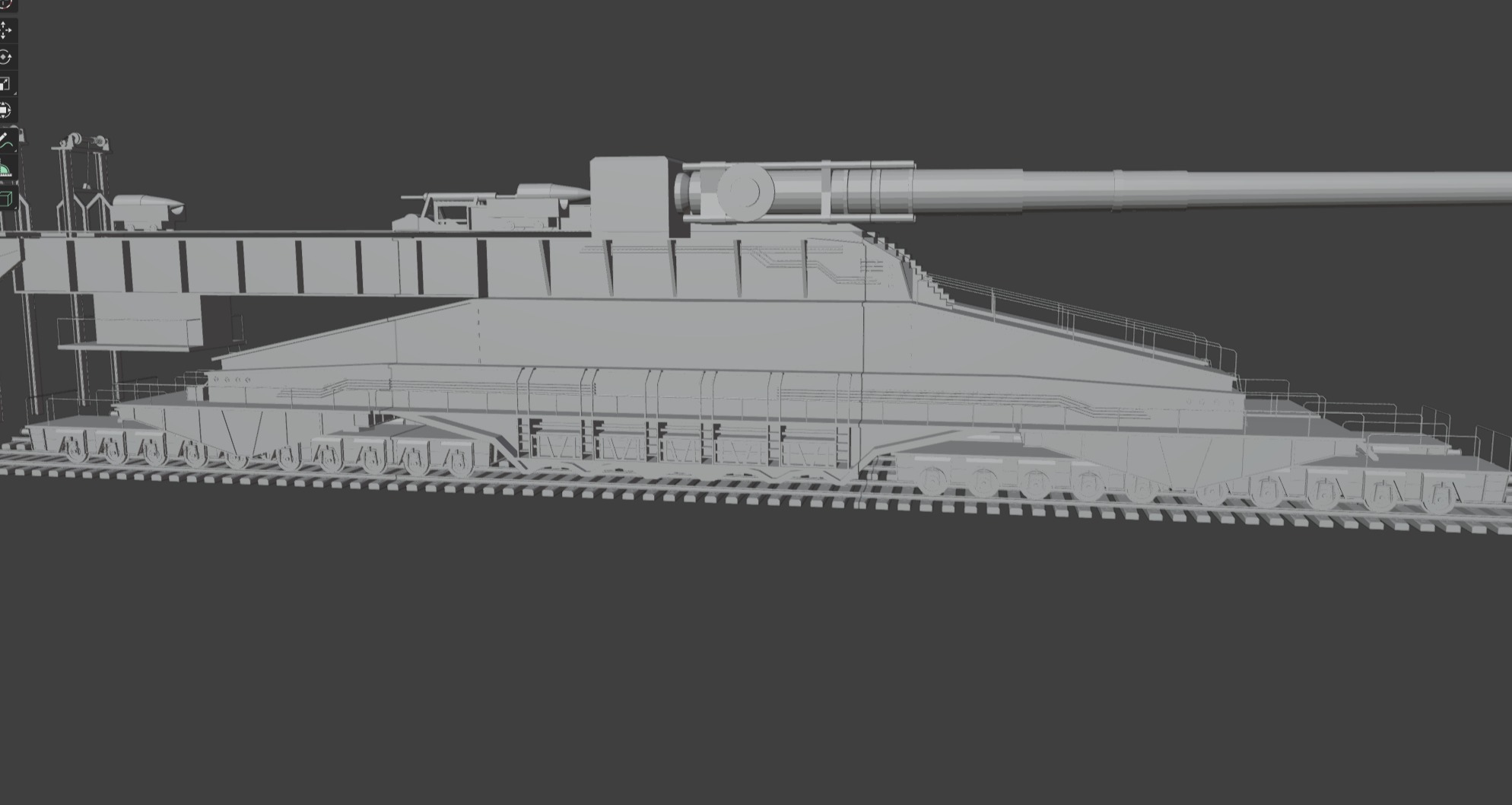 Cannon Dora ideal for print 3D model_4