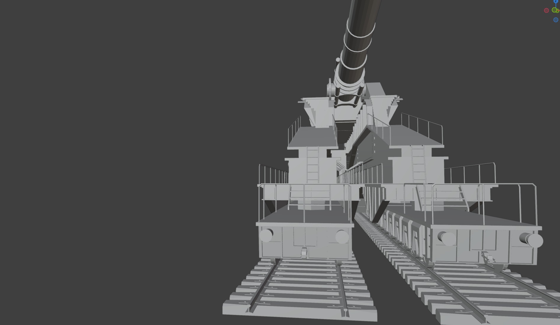 Cannon Dora ideal for print 3D model_5