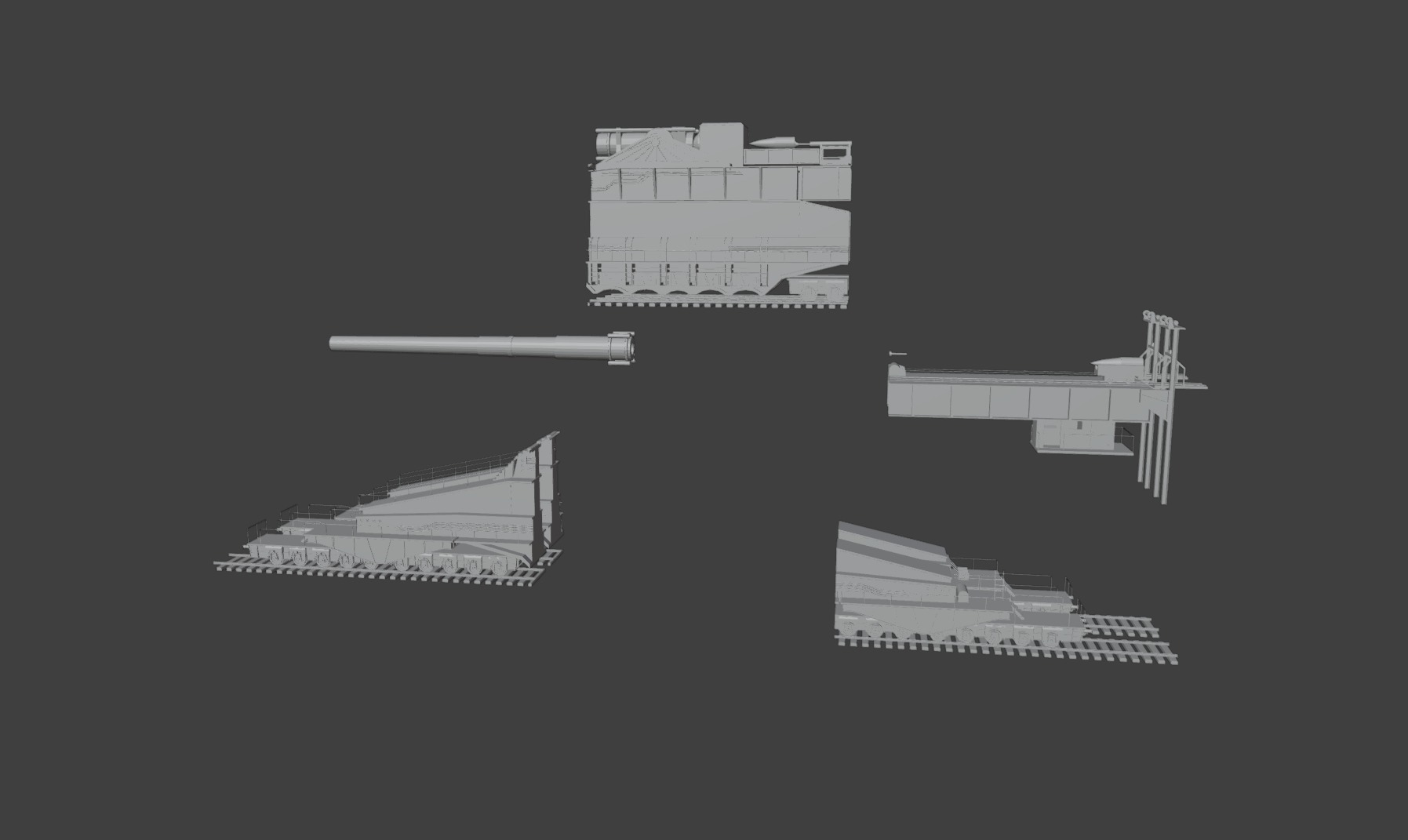 Cannon Dora ideal for print 3D model_1