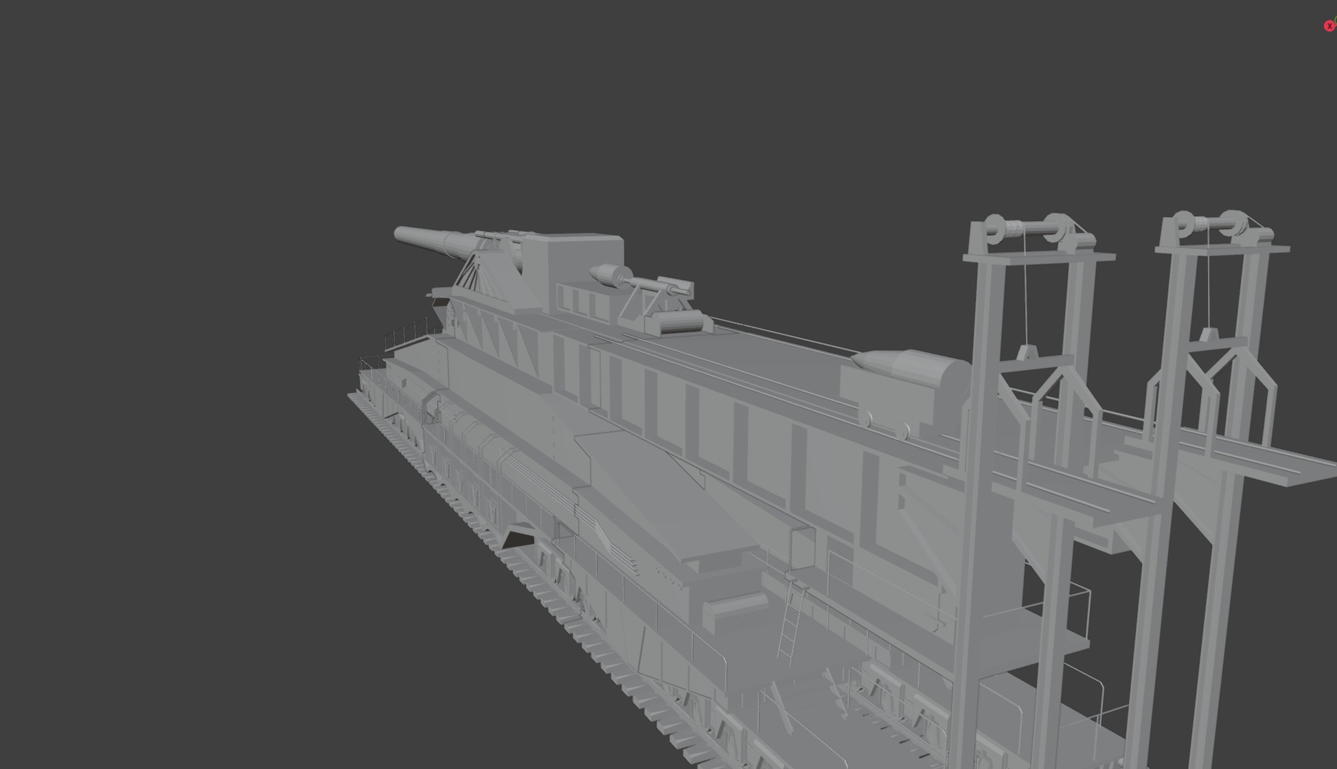 Cannon Dora ideal for print 3D model_7