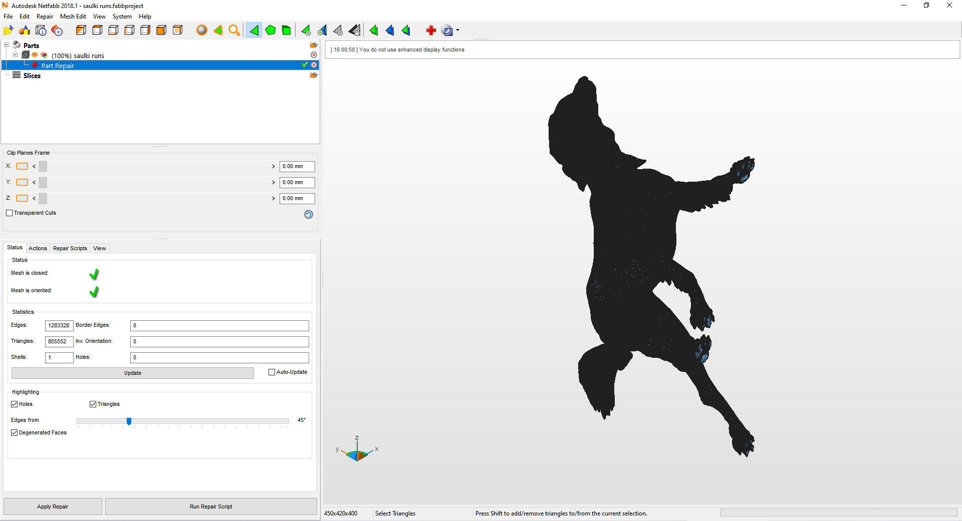 saluki runs 3D print model_15
