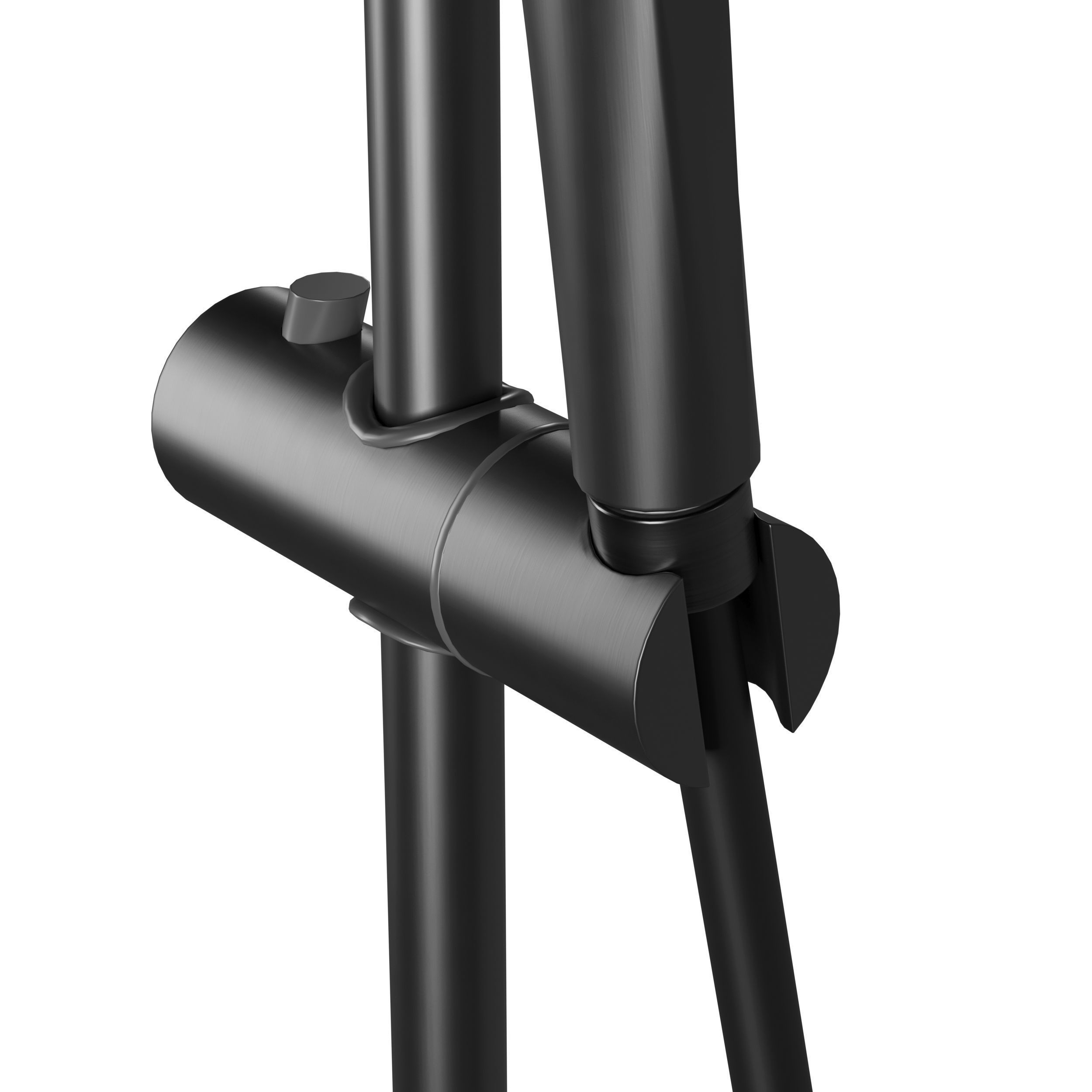 ZYACHUN Shower Faucet Set with LED Digital Display Smart Low-poly 3D model_5