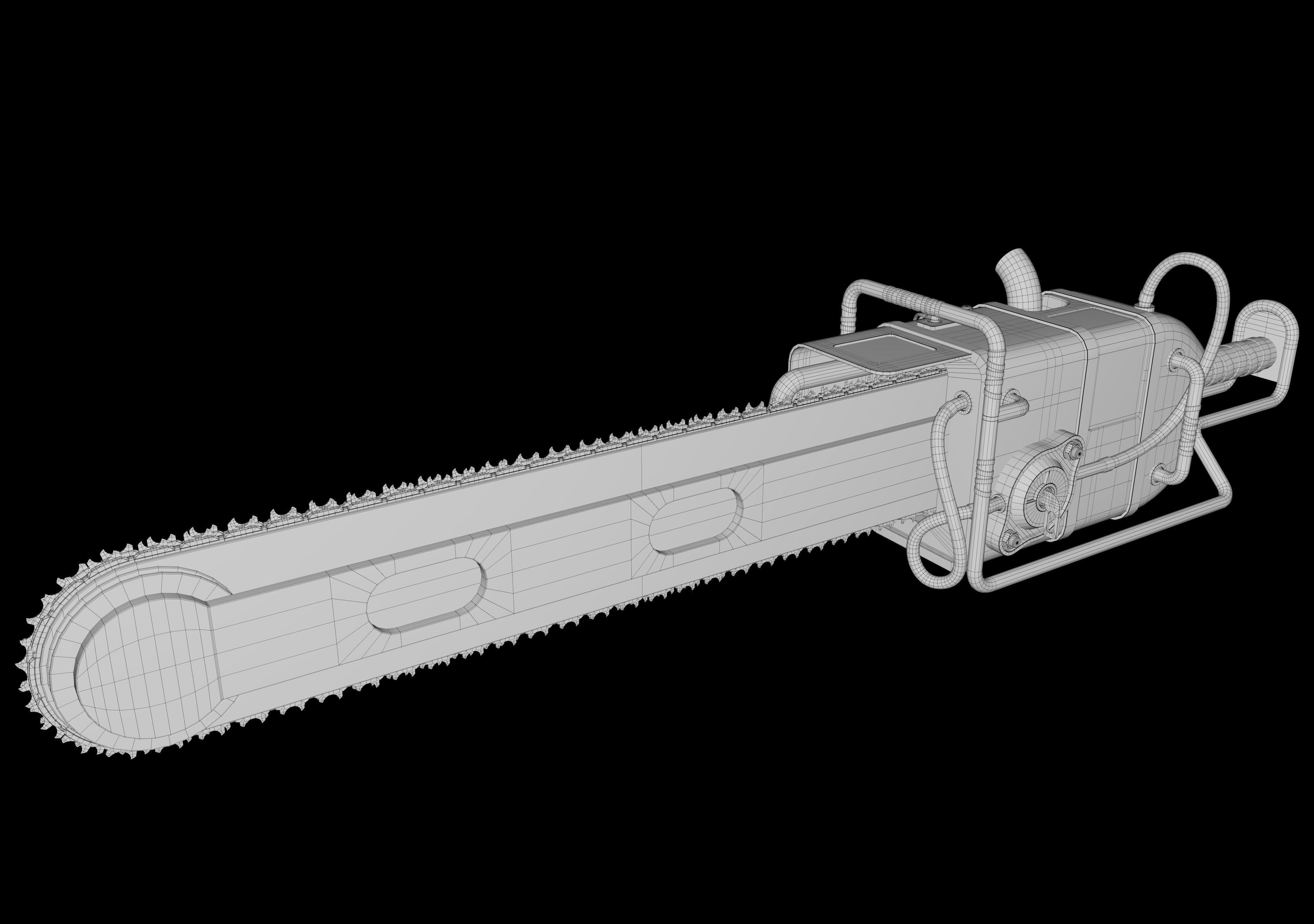 Chainsaw 3D model_8
