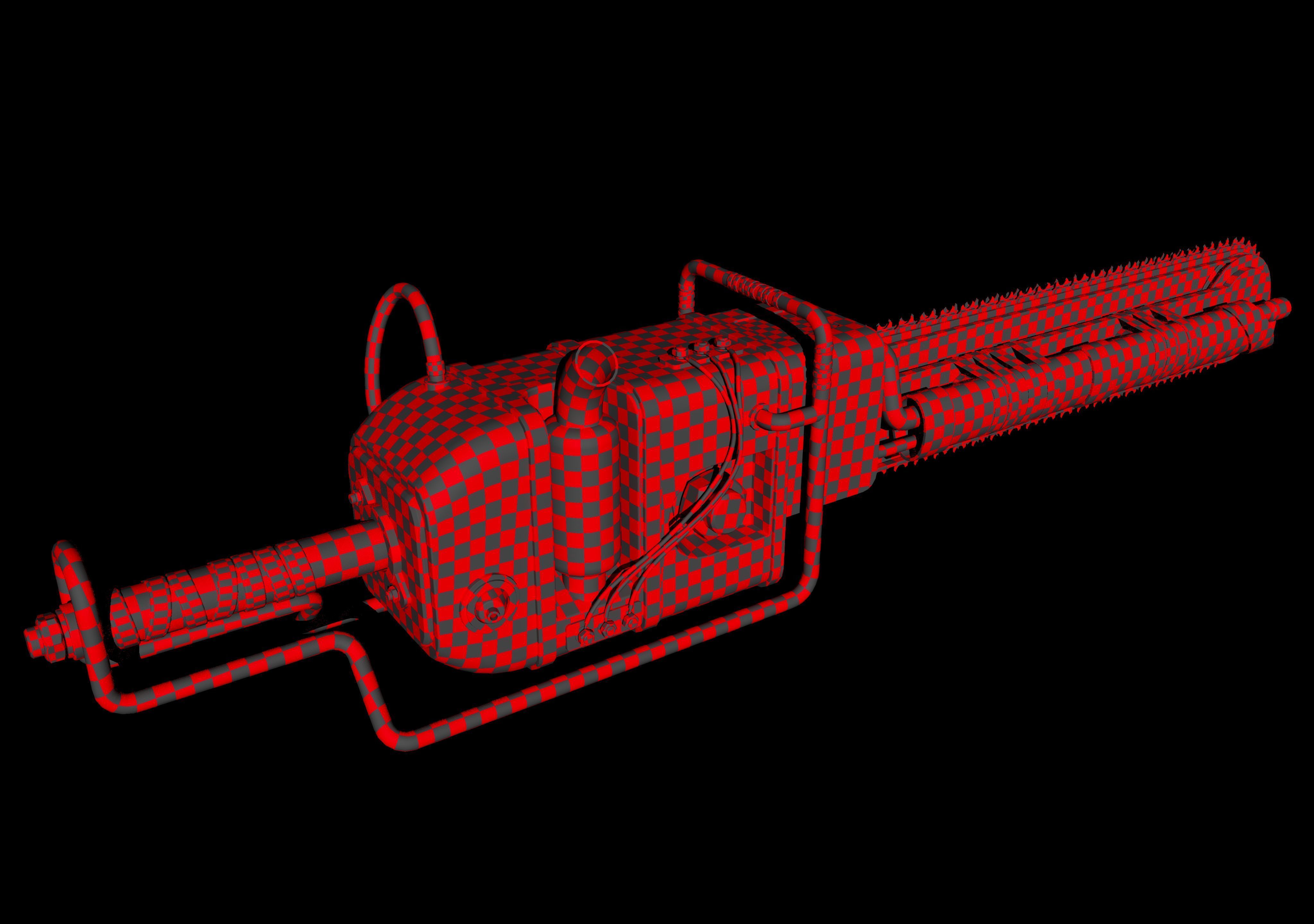 Chainsaw 3D model_5