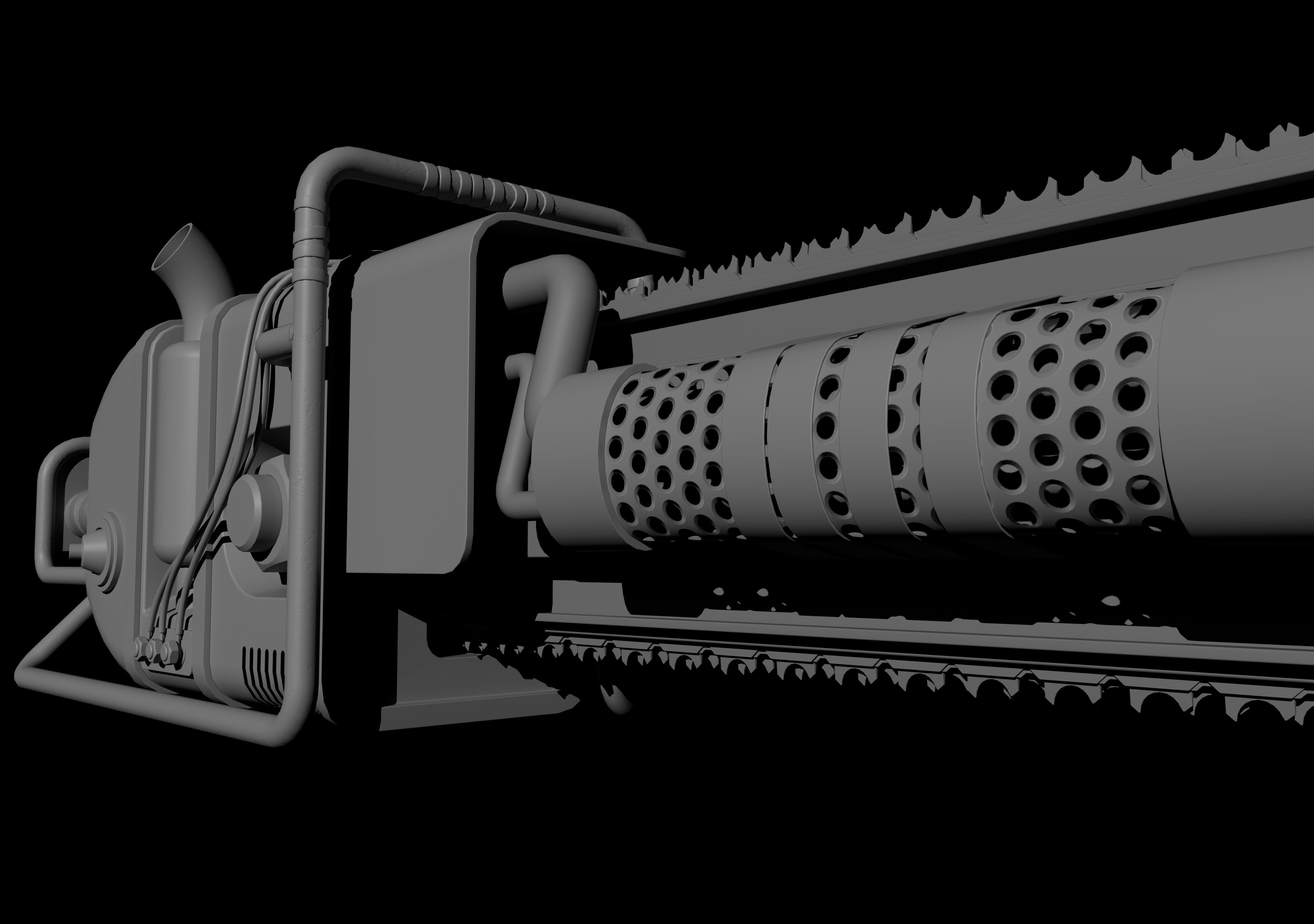 Chainsaw 3D model_4