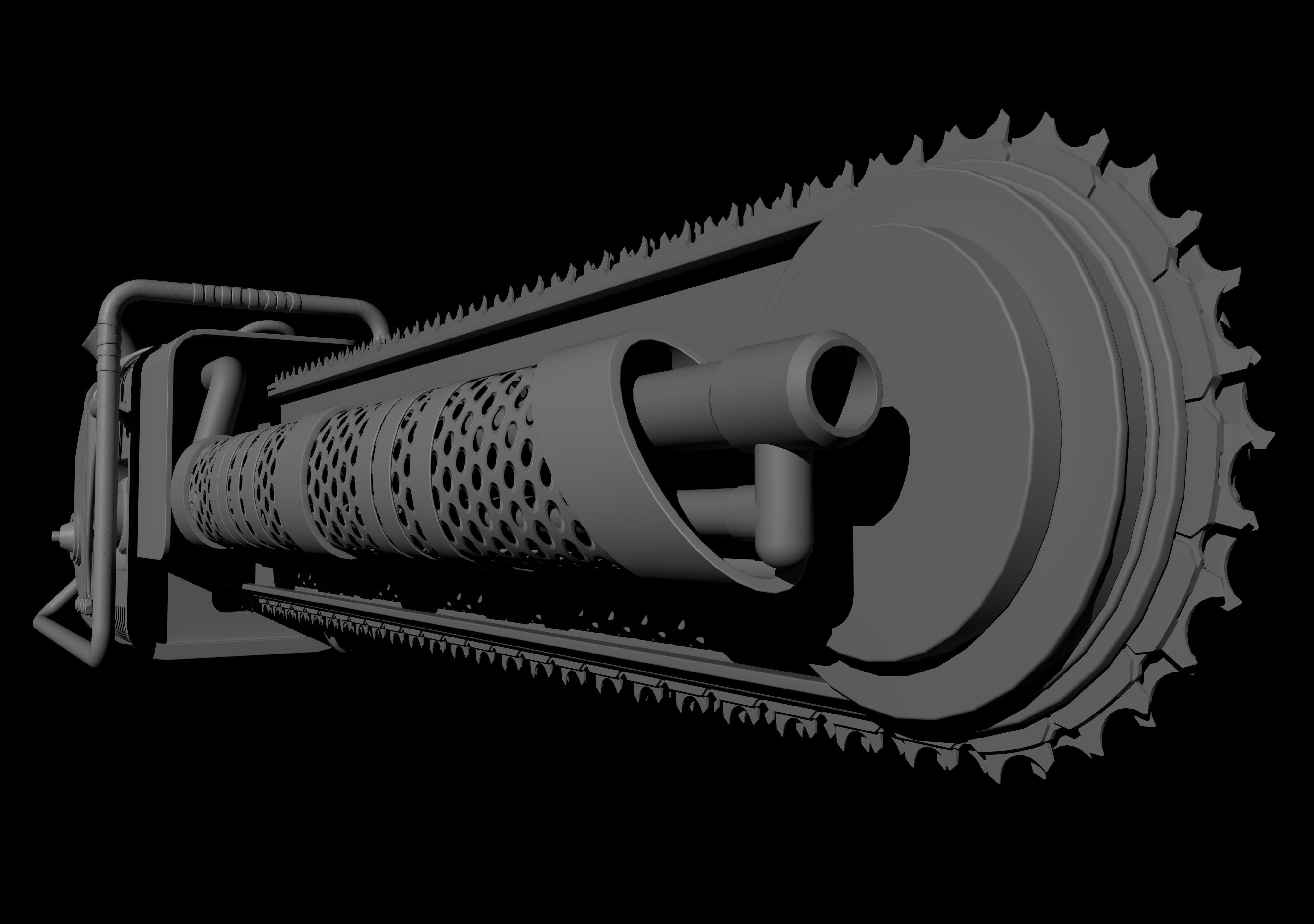 Chainsaw 3D model_1